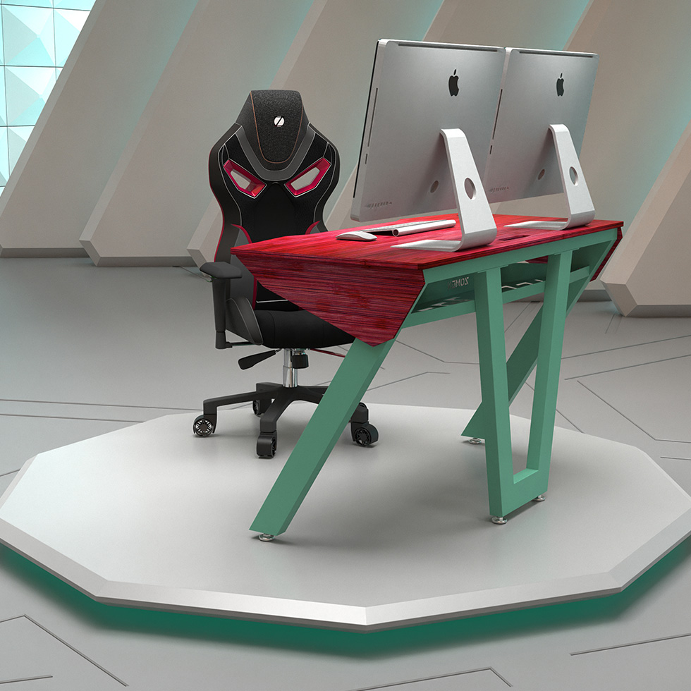 Mesa Gamer Profesional en Guadua Bambú de ZETA BAMBÚ | COSONIDO